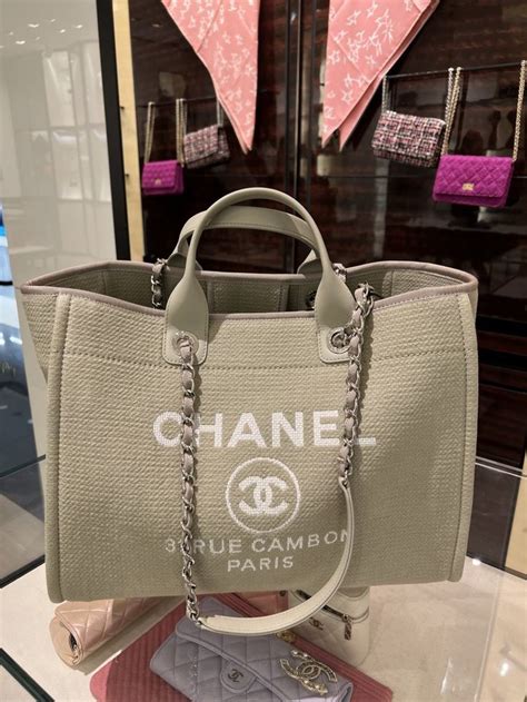 white chanel deauville tote|Chanel deauville tote 2022.